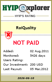 HYIP explorer - Online High Yield Investment Program monitoring service!